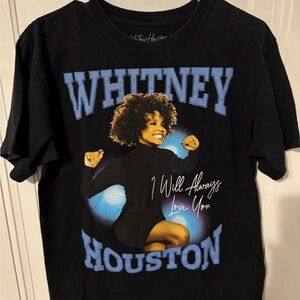 Women’s Black Whitney Houston Graphic T-Shirt